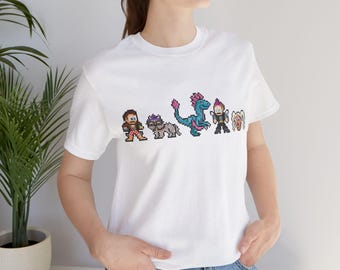 Dungeon Crawler Carl T-Shirt, 8 Bit Retro Video Game Shirt