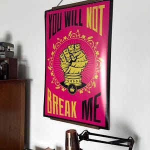 Dungeon Crawler Carl Motivational Art Print, Retro Propaganda image 3