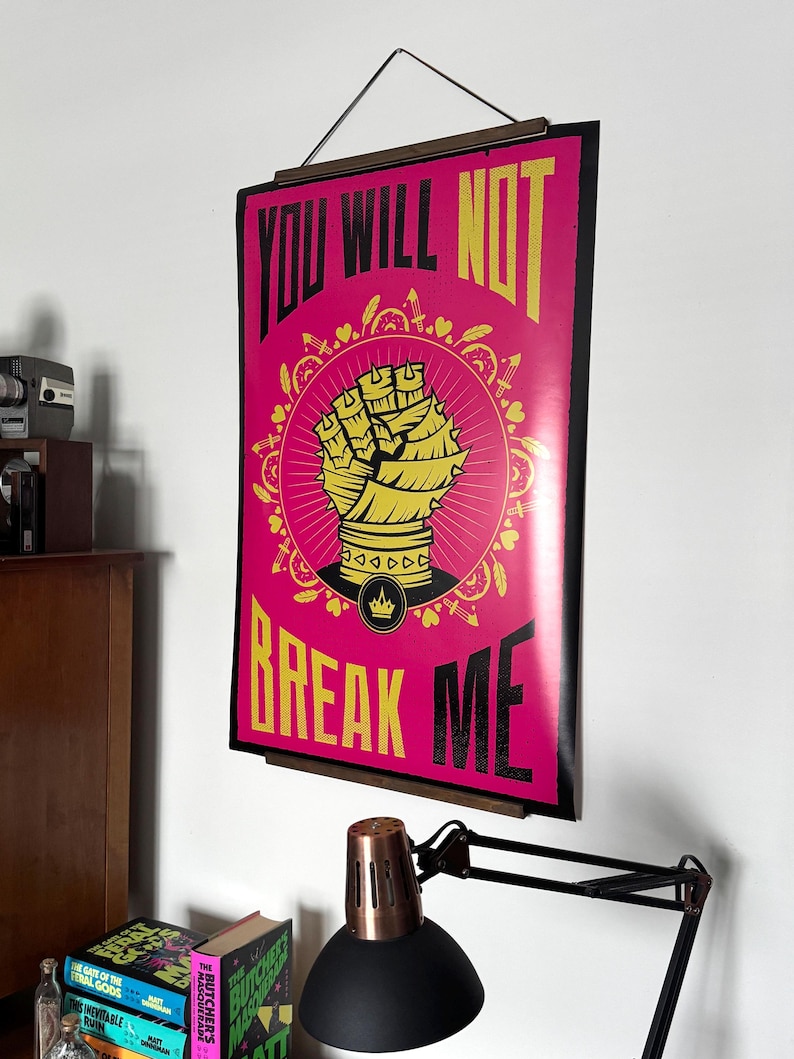 Dungeon Crawler Carl Motivational Art Print, Retro Propaganda image 3