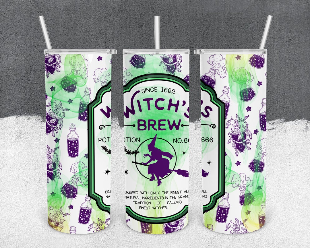 Witch's Brew Tumbler Wrap Witches Brew Tumbler Tumbler - Etsy
