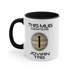 Jovian Tag Terraforming Mars Coffee Mug - Free Shipping - Board Game Mug, Terraforming Mars Board Game, Board Game Gift, Game Night Mug