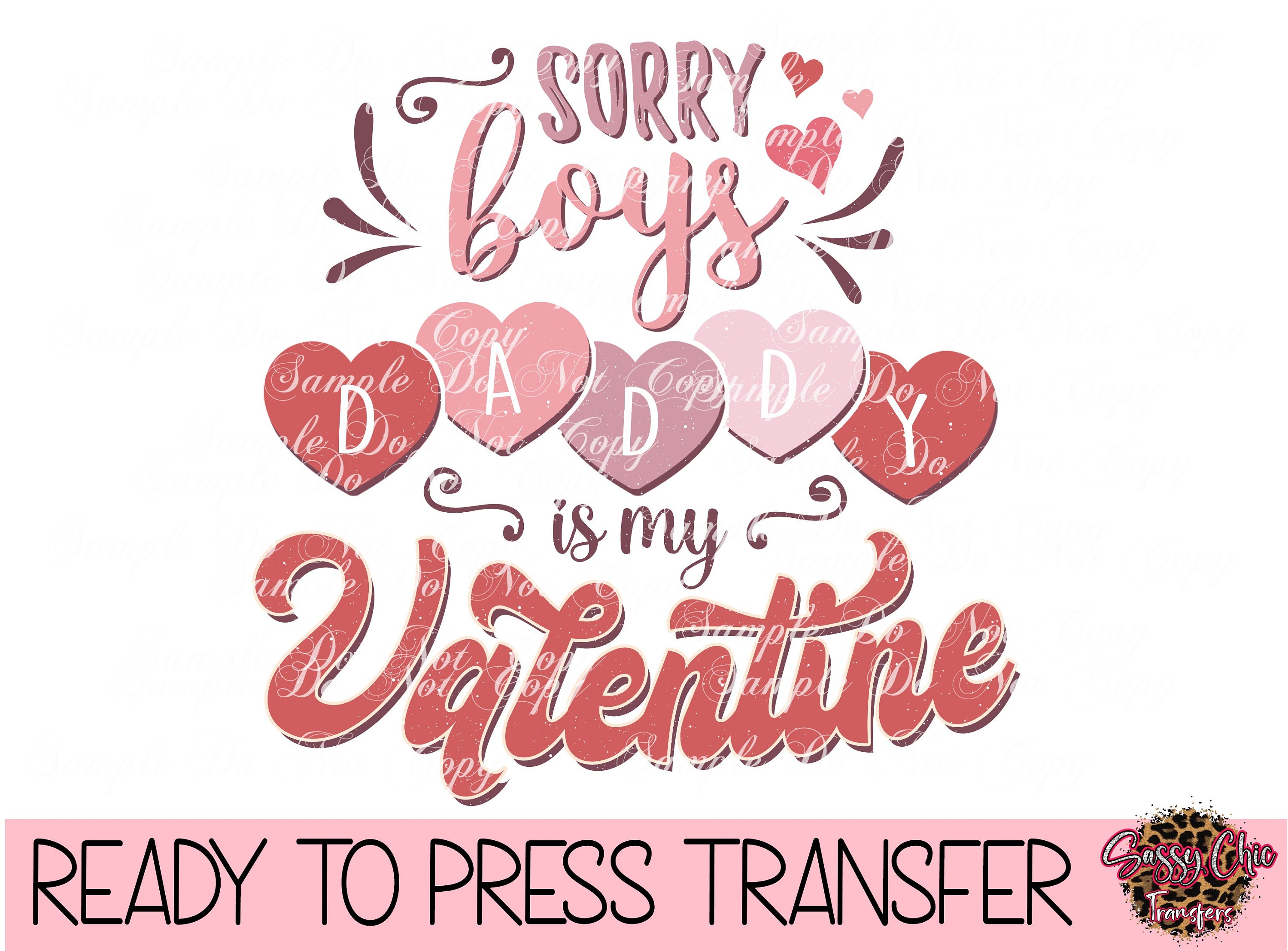 Glitter Valentines Day Heat Transfer, Valentines Iron On, Valentines Day  Gift 