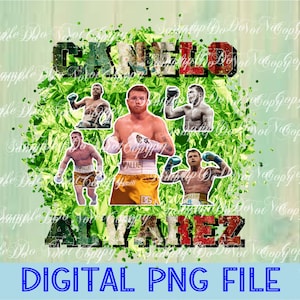 CANELO | Digital Download | PNG File | High Resolution | Sublimation File | Direct To Film | Ready To Print | Sports Sublimation | Boxing