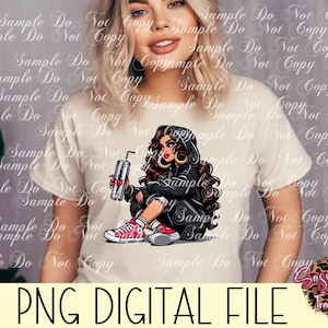 Cute Chola - Digitaler Download, PNG Datei, hohe Auflösung, Sublimationsdatei, Direkt zum Film, fertig zum Drucken, Chola Life, Cholas, Mi Barrio