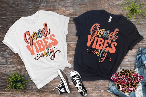 Good Vibes Positive Beach T-Shirt Good Vibes Positive Beach T-Shirt