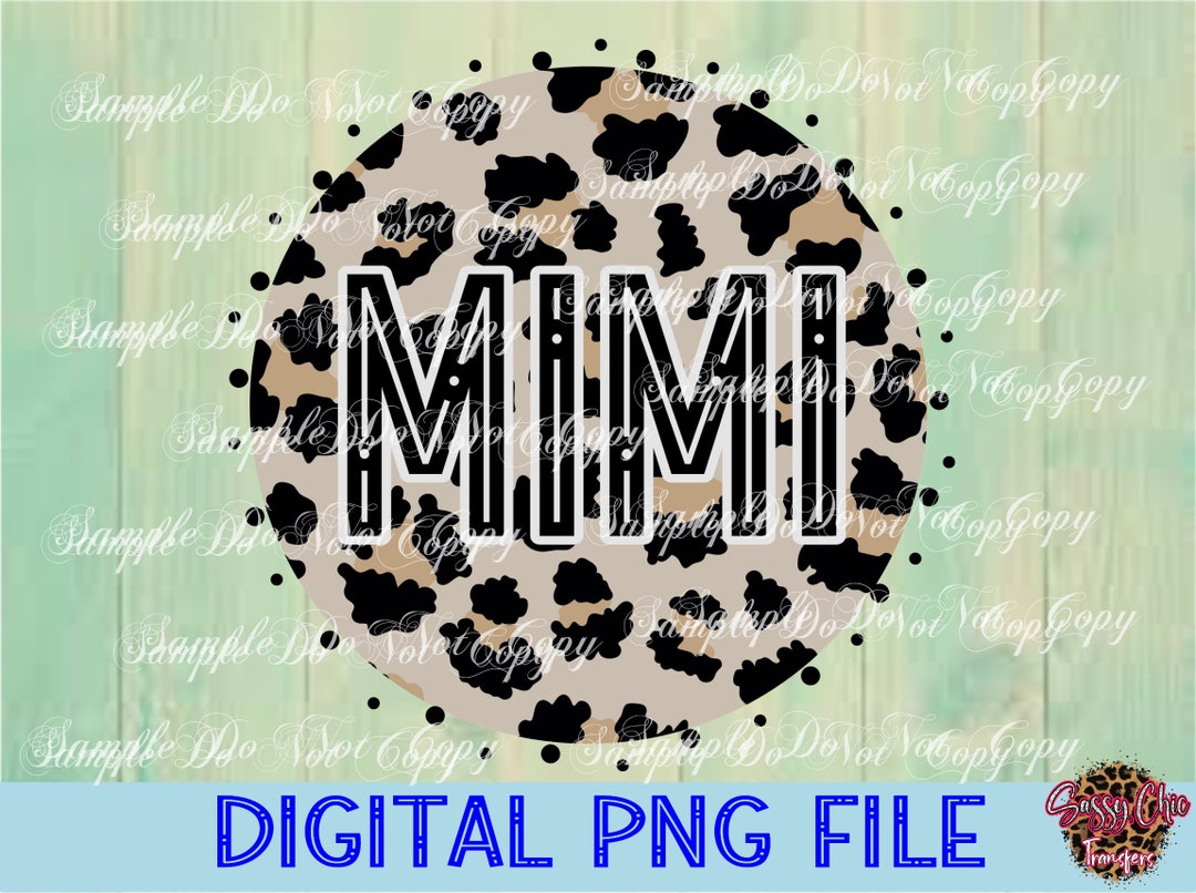 MIMI PNG Digital Download High Resolution File - Etsy
