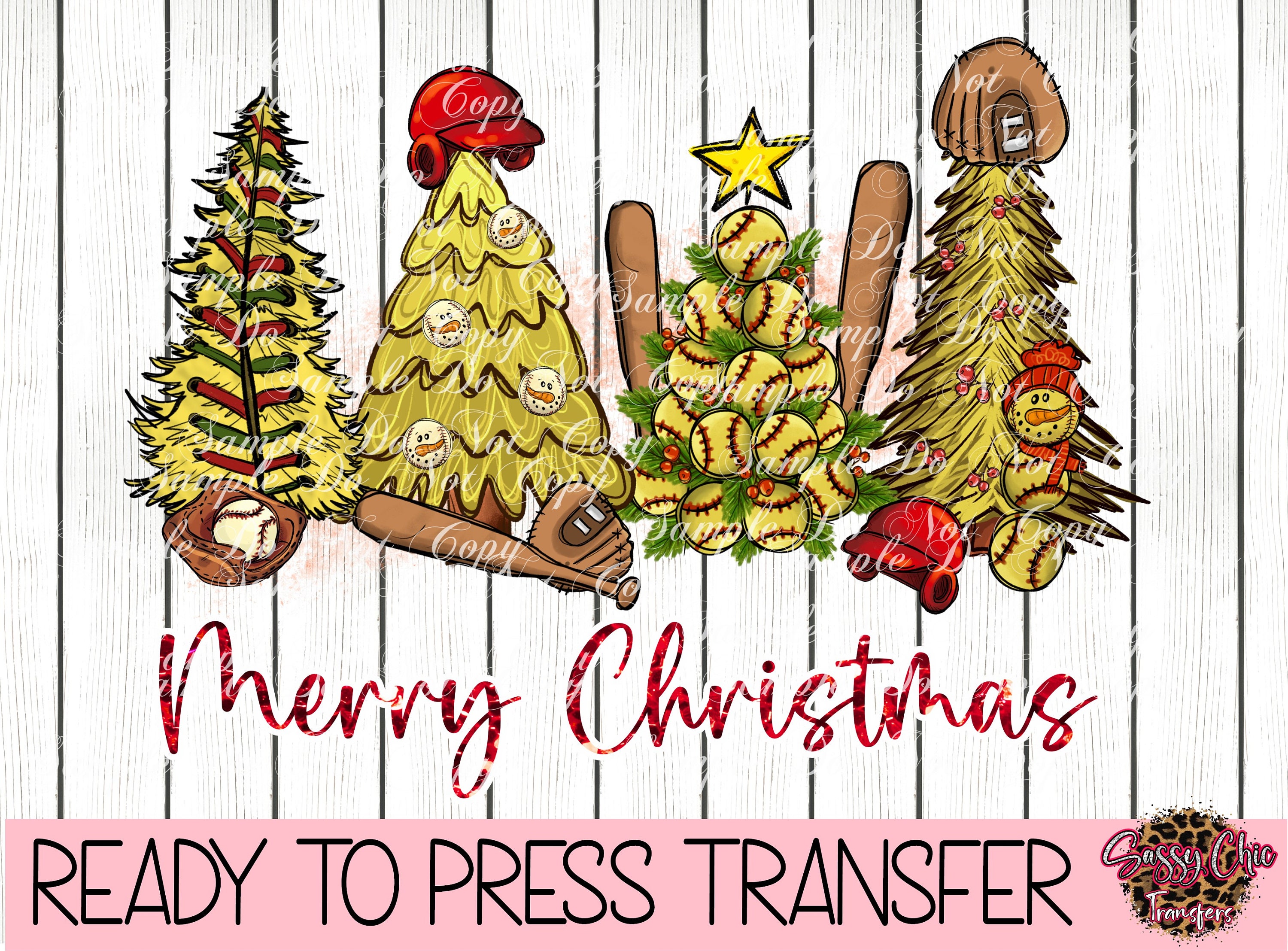 Merry Christmas Sublimation Transfer, Ready To Press Transfer – Flipped  Designs