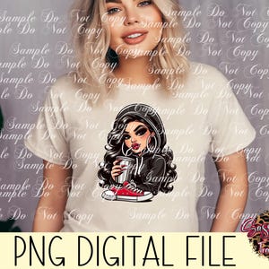 Cute Chola - Digitaler Download, PNG Datei, hohe Auflösung, Sublimationsdatei, Direkt zum Film, fertig zum Drucken, Chola Life, Cholas, Mi Barrio
