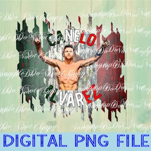Canelo, Digital Download, PNG File, High Resolution, Sublimation File, Direct To Film, Ready To Print, Sports Sublimation