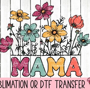 Mama Vintage | Ready to Press Sublimation Transfer or DTF Transfer ...