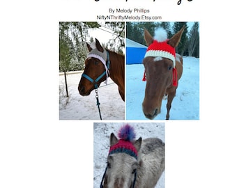 Crochet *PATTERN* Horse Hat, Mini/Full/Large