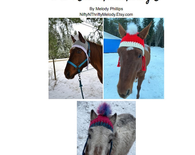 Crochet *PATTERN* Horse Hat Mini/full/large Etsy