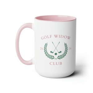 Funny Golfer Wife Coffee Mug, Golfer Girlfriend Cup, Golf Widow Mug, Golfer Wife Birthday, Golfer Wife Mother&#39;s Day, Golfer Girlfriend Gift