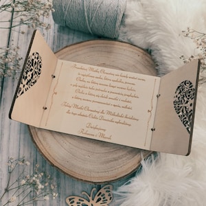 Will you be my godfather. Personalized openwork plywood card. Laser cut, SVG. Surprise gift for godparents