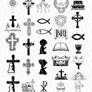 Clipart na Pierwszą Komunię. Communion clipart, Cross svg, file SVG, Vector, Cut File Clip, Holy Communion, Svg Bundle, Holy Communion, svg zdjęcie 3