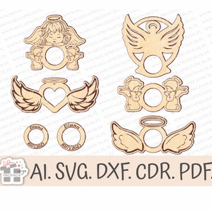 Serviettenhalter aus Sperrholz. Serviettenring Svg, Serviettenhalter Svg, Tabelle Einstellung Svg, dankbar Svg, Glowforge Svg-Datei, Laser-Svg-Datei, SVG