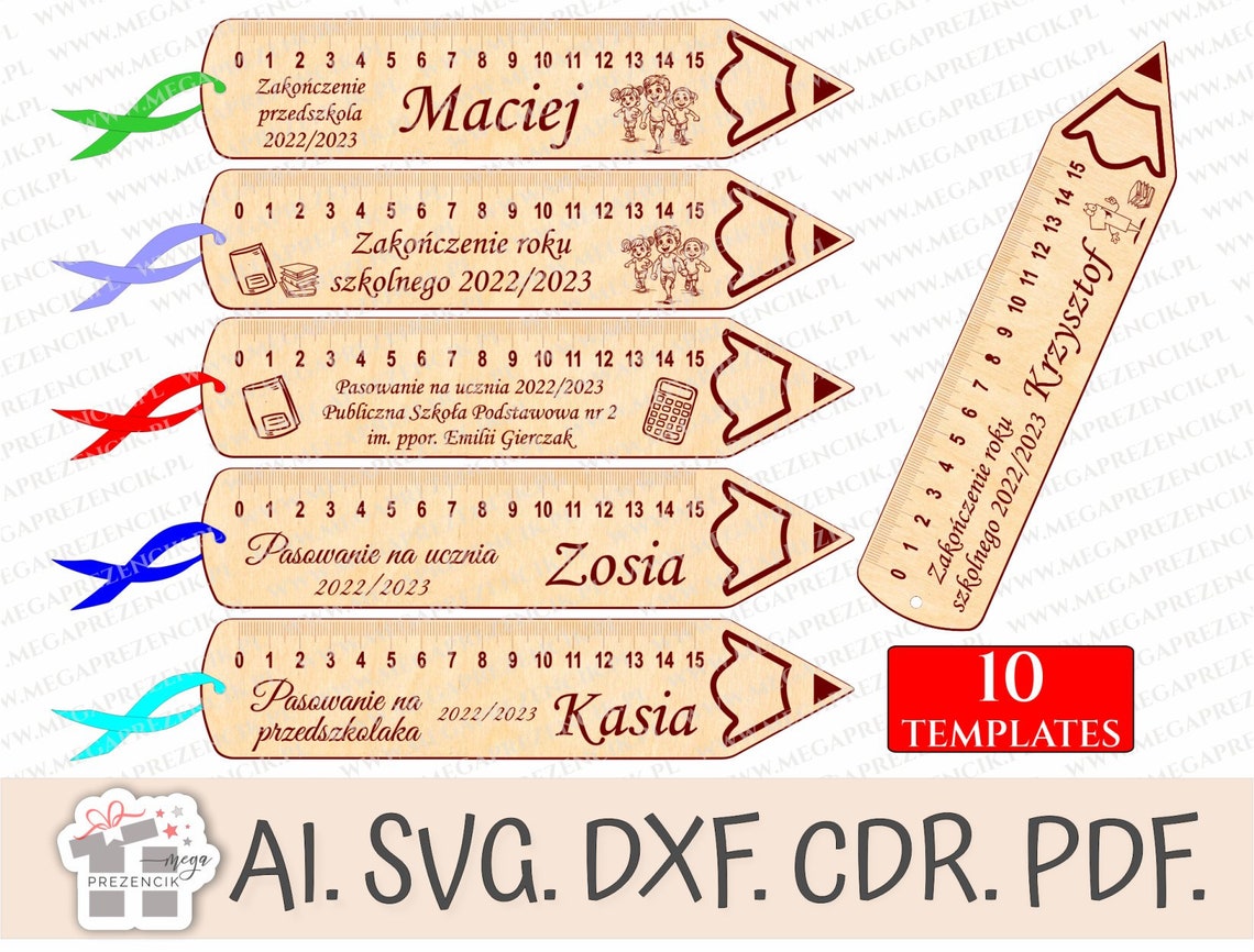 Personalized Ruler, Fit for a Student, Fit for a Preschooler. End of ...