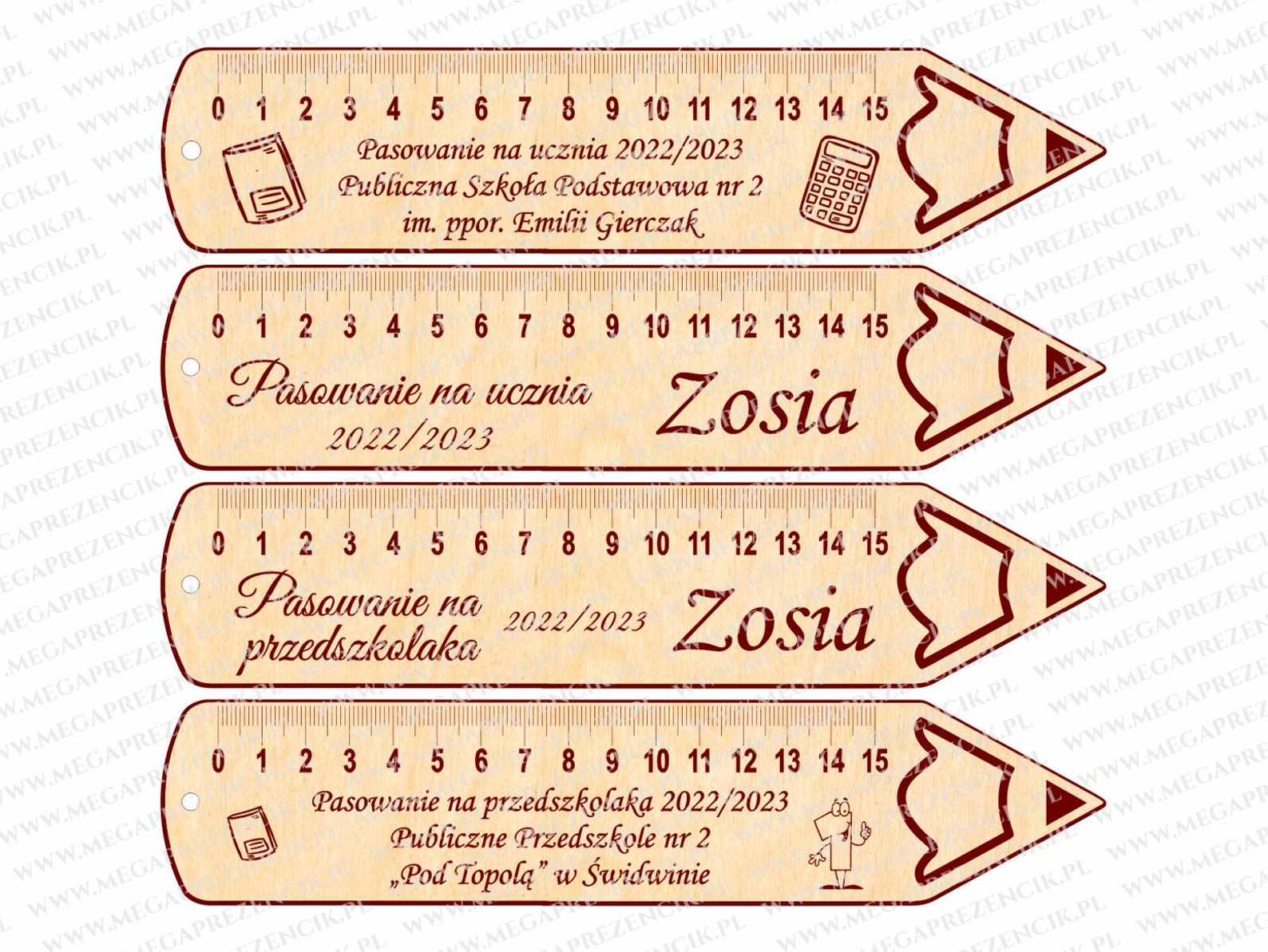 Personalized Ruler, Fit for a Student, Fit for a Preschooler. End of ...