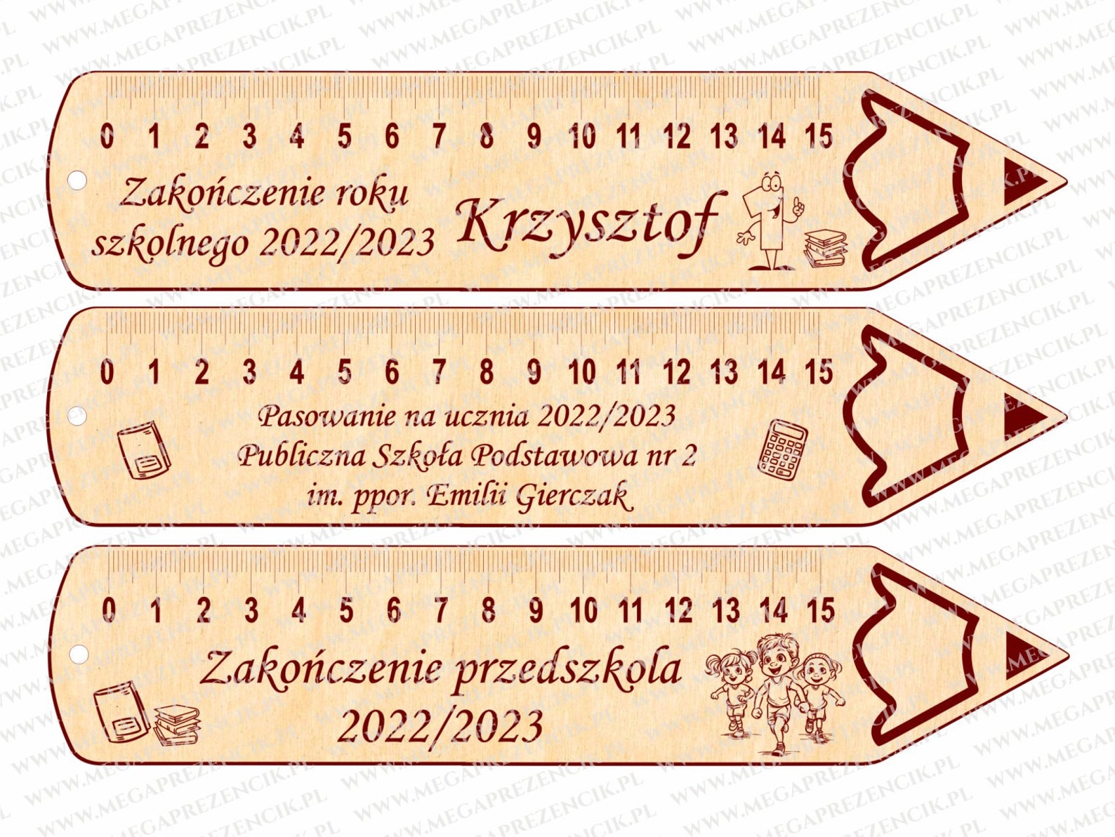 Personalized Ruler, Fit for a Student, Fit for a Preschooler. End of ...