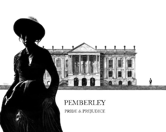 Pride & Prejudice, Pemberley - Postcard