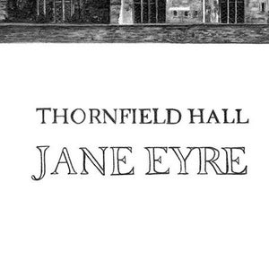 Jane Eyre, Thornfield Hall Postcard image 3