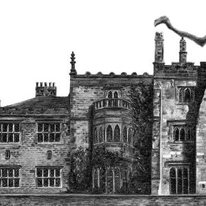 Jane Eyre, Thornfield Hall Postcard image 4