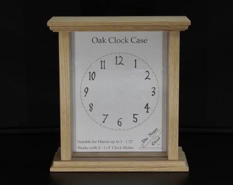 Oak Clock Case for Crafters