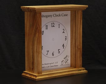 Mahogany Clock Case for Crafters