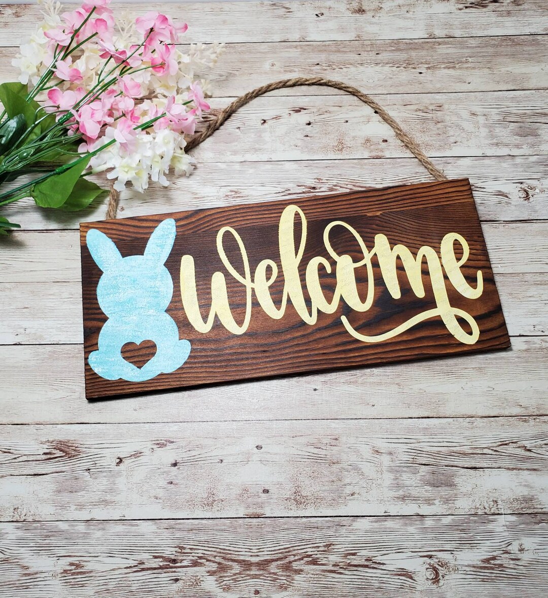 Easter Sign, Sign, Easter Bunny Decor, Wood Sign