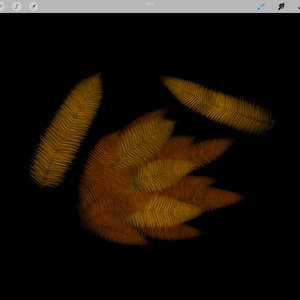 Feather brush for Procreate