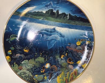 Vintage Danbury Mint "DISCOVERY OFF ANAHOLA" Collectors Plate 1991