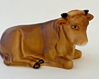 Goebel M.J. Hummel Resting Ox/Cow Nativity Figurine Model 214 K/0 – Original Box