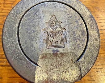 Antique Masonic Stamping Die