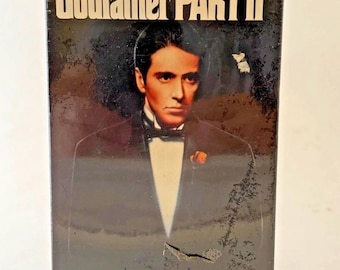 The Godfather II VHS Paramount Watermark Factory Sealed Double VHS #8459
