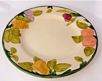 Vintage Franciscan Fresh Fruit Hand Decorated Dinner Plate 10 5/8" England