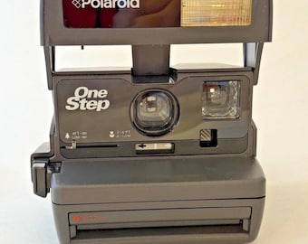 Vintage Polaroid OneStep Close Up 600 Instant Film Camera Tested Working Black