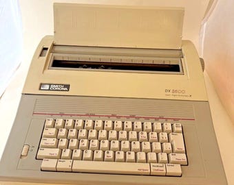 Smith Corona DX 3500 Electronic Portable Typewriter Spell Right Dictionary