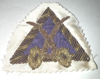 Fraternal MASONIC CEREMONIAL SWORDS Patch Extremely Rare