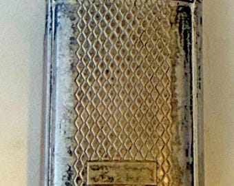 Vintage Silver Plated Cigarette Case & Lighter