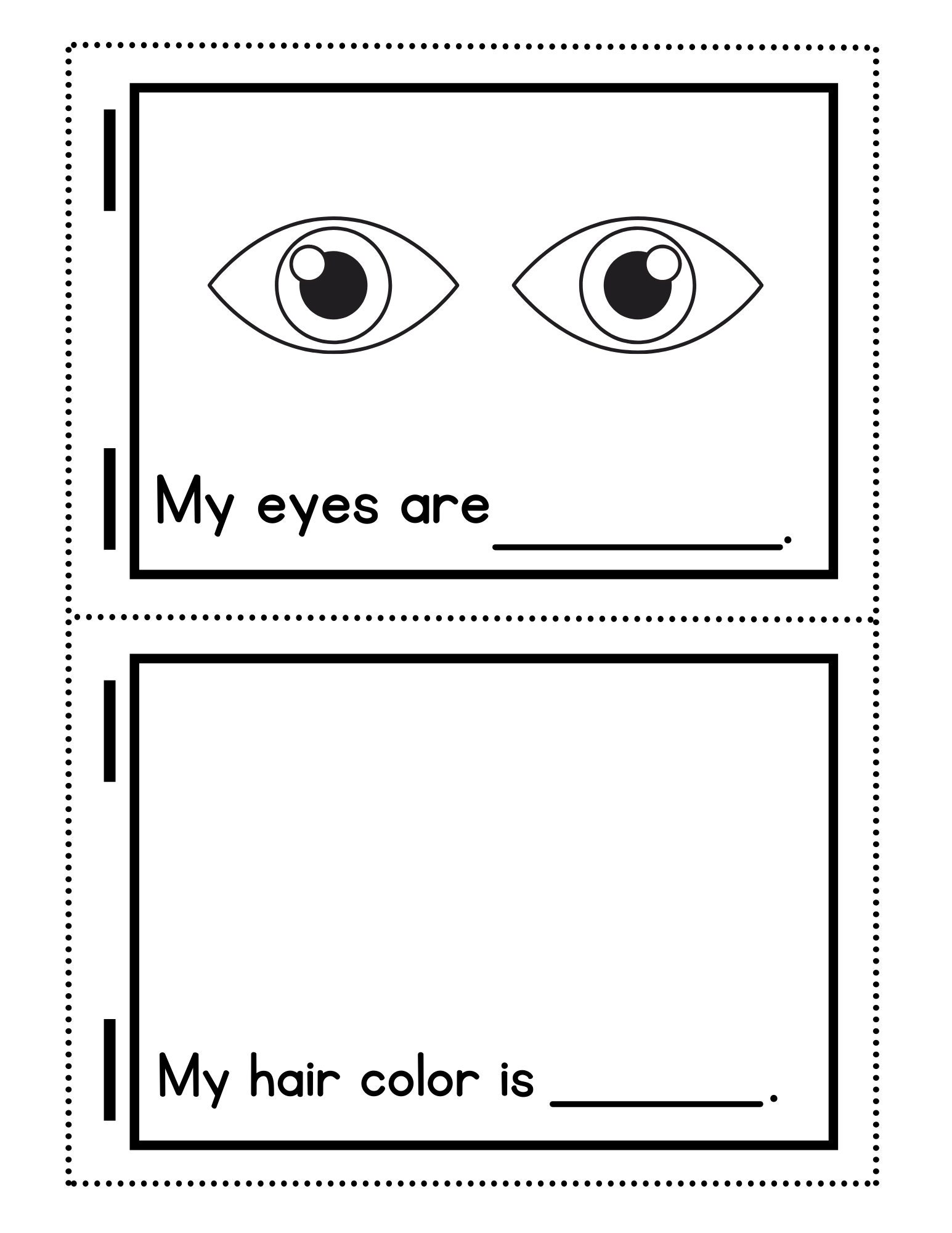 All About Me Printable Booklet