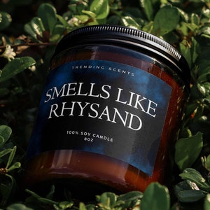 Smells Like Rhysand Candle | Soy Wax Candle | Gift Candle | Bookish Candles | Gift for Her | Birthday Gift Idea | Book Lover Gift