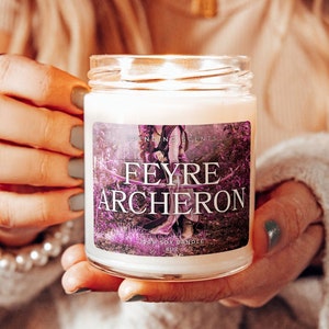 Feyre ACOTAR Inspired Candle | Soy Wax Candle | Gift Candles | Bookish Candles | Gift for Her | Birthday Gift Idea | Book Lover Gift