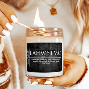 LAHWYTTC Smut Reader Bookish / Booktok Lover Candle | Bookish Gift | Dark Romance Reader Gift | Morally Grey Book Boyfriend | Spicy Book