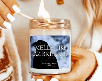 Smells Like Kaz Brekker | BookTok Candle | Bookish Candles | Six of Crows Inspired Candle | Gift Idea for Book / Bookish Lover