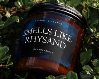 Smells Like Rhysand Candle | Soy Wax Candle | Gift Candle | Bookish Candles | Gift for Her | Birthday Gift Idea | Book Lover Gift
