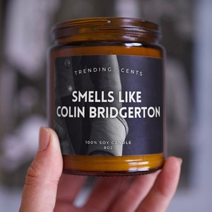 Smells Like Colin Bridgerton Inspired Candle | Gift Candle | Gift For Her | Book Lover Gift | Gift For Friend | Lady Whistledown | Polin