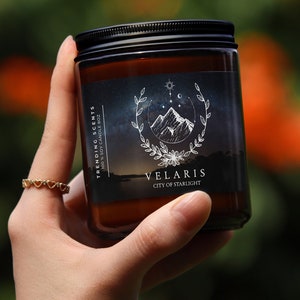 The City of Starlight Velaris Candle | Acotar Inspired Candle | Bookish Candles | Book Lover Gift | Acotar Merch