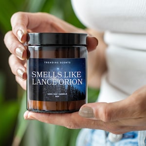 Zodiac Academy Inspired Smells like Lance Orion Candle | Bookish Candles | Fantasy Reader Gift | Gift for Book Lovers | Bookish Merch