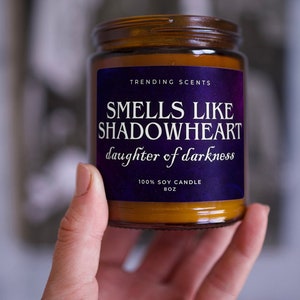 Smells Like Shadowheeart BG3 Inspired Candle | Nerdy Video Gamer Gift | Novelty Gift | Gift for Her Him | Gamer Girl Gift | BG3 Fan