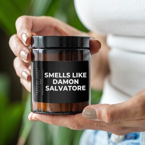Smells Like Damon Salvatore Candle | TVD Inspired | Soy Wax Candle | Gift Candle | Gift for Her | Handmade Candle | Birthday Gift Idea
